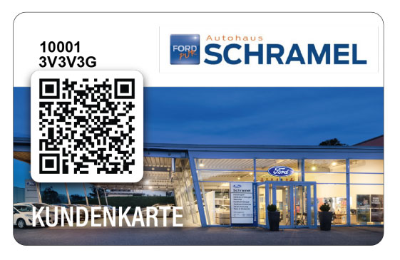 Kundenkarte | Ford Autohaus Schramel